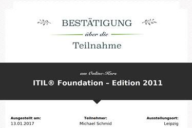ITIL Foundation 2011